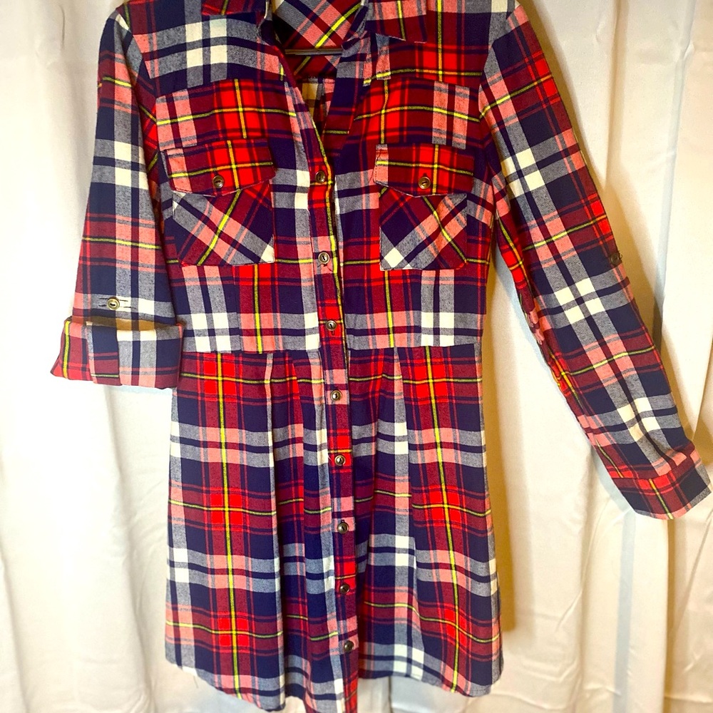 Small Sugarmint flannel dress.
